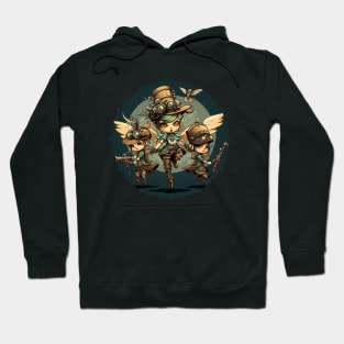 Steampunk Steam Powered Fairy Squad Hoodie